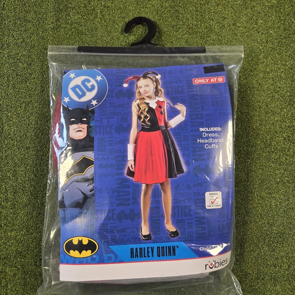 Harley Quinn Child Deluxe Costume small Size 6